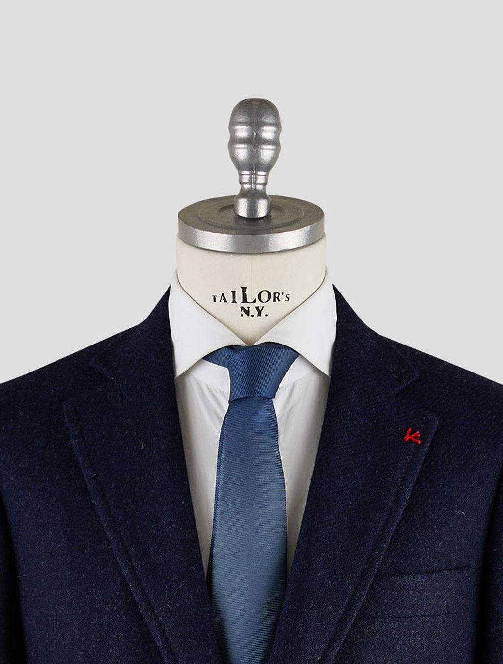 Isaia Dark Blue Wool Blazer Mod. Capri