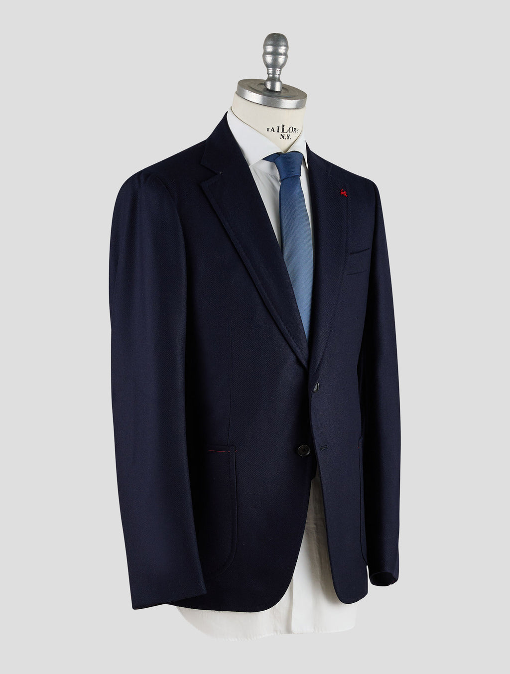 Isaia Dark Blue Wool Blazer Mod. Capri