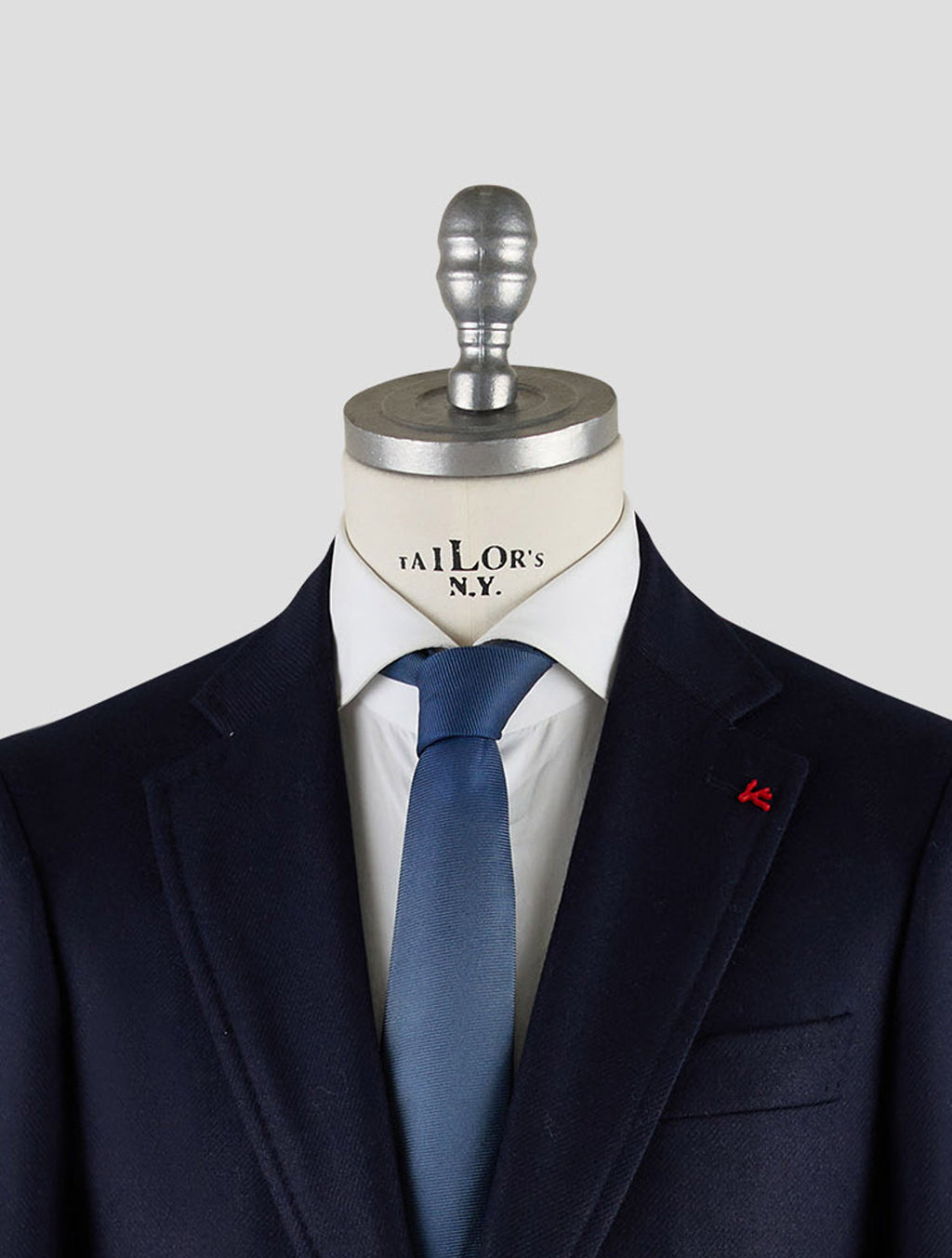 Isaia Dark Blue Wool Blazer Mod. Capri