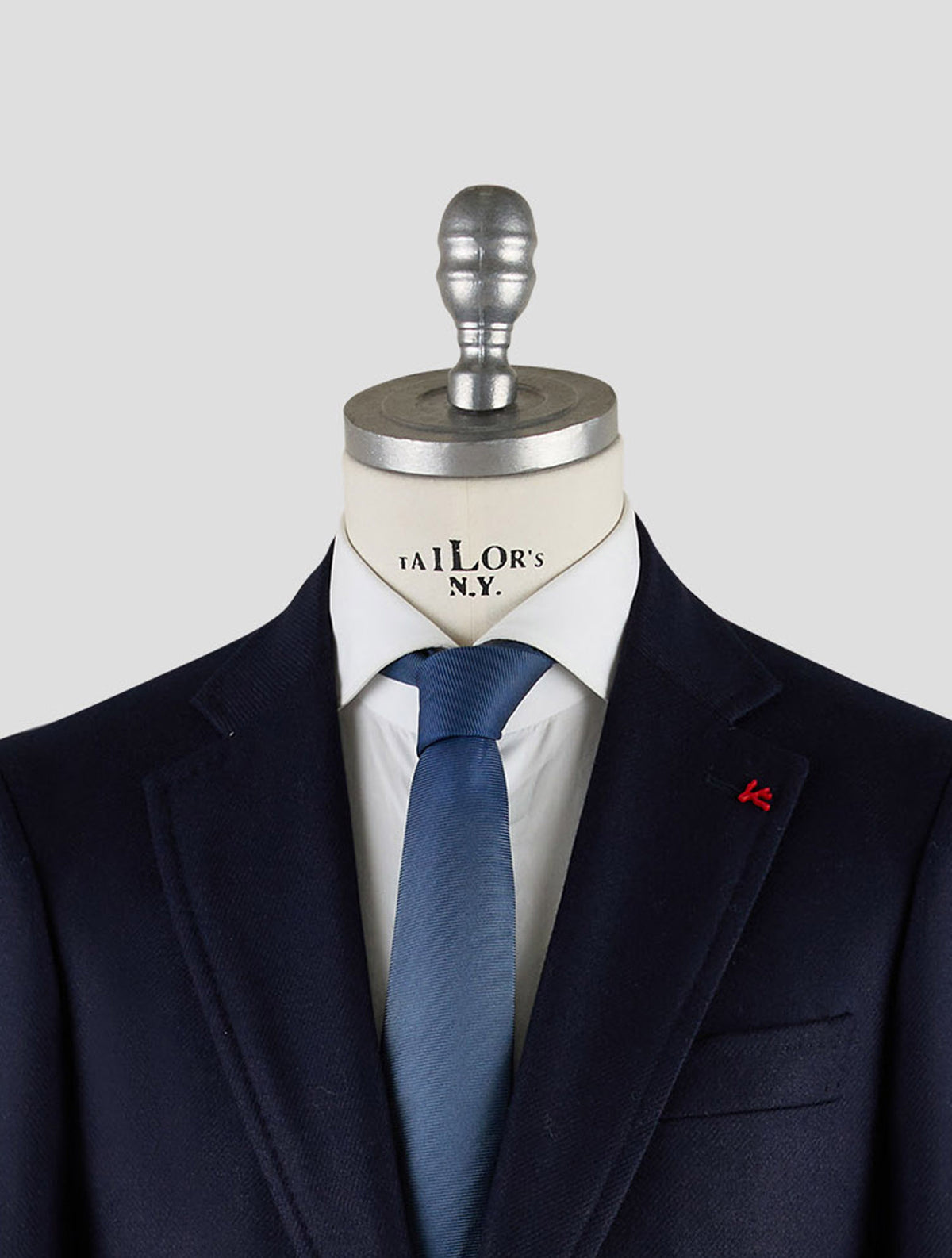 Isaia Dark Blue Wool Blazer Mod. Capri
