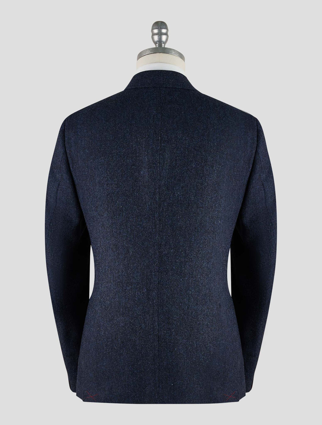 Isaia Blue Black Wool Cashmere Blazer Mod. Capri