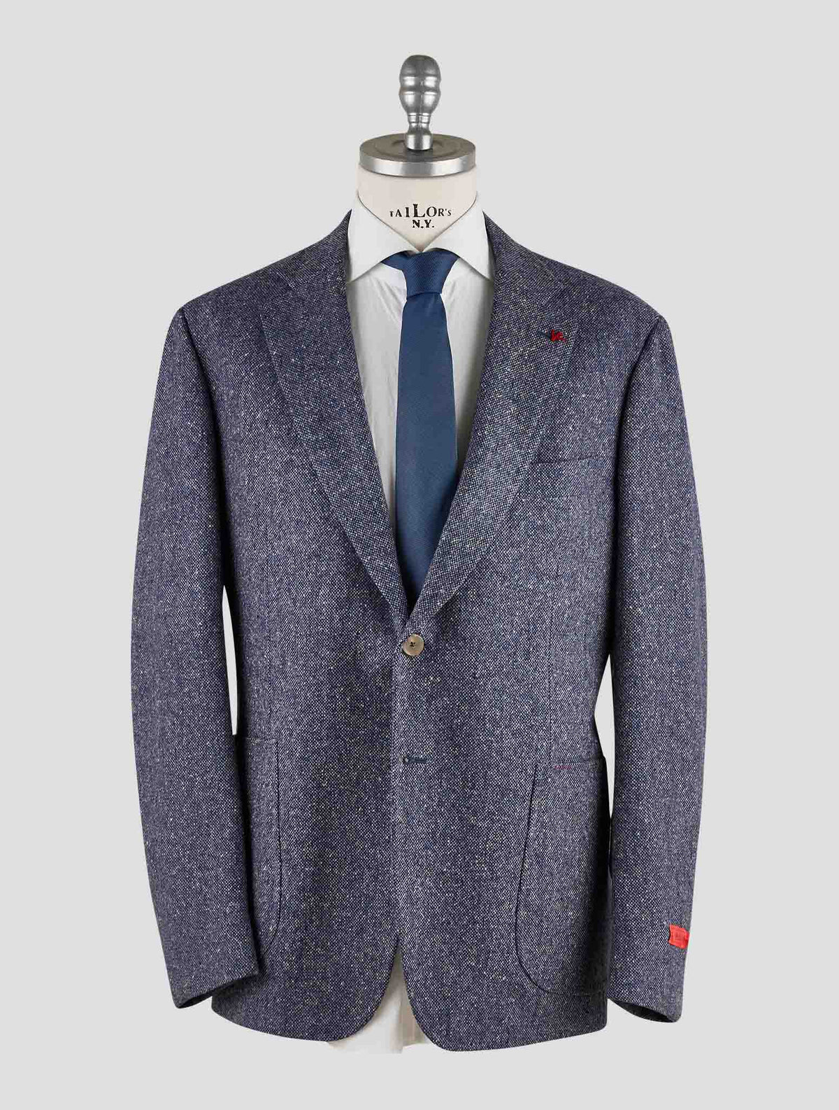 Isaia Blue Wool Blazer Mod. Capri