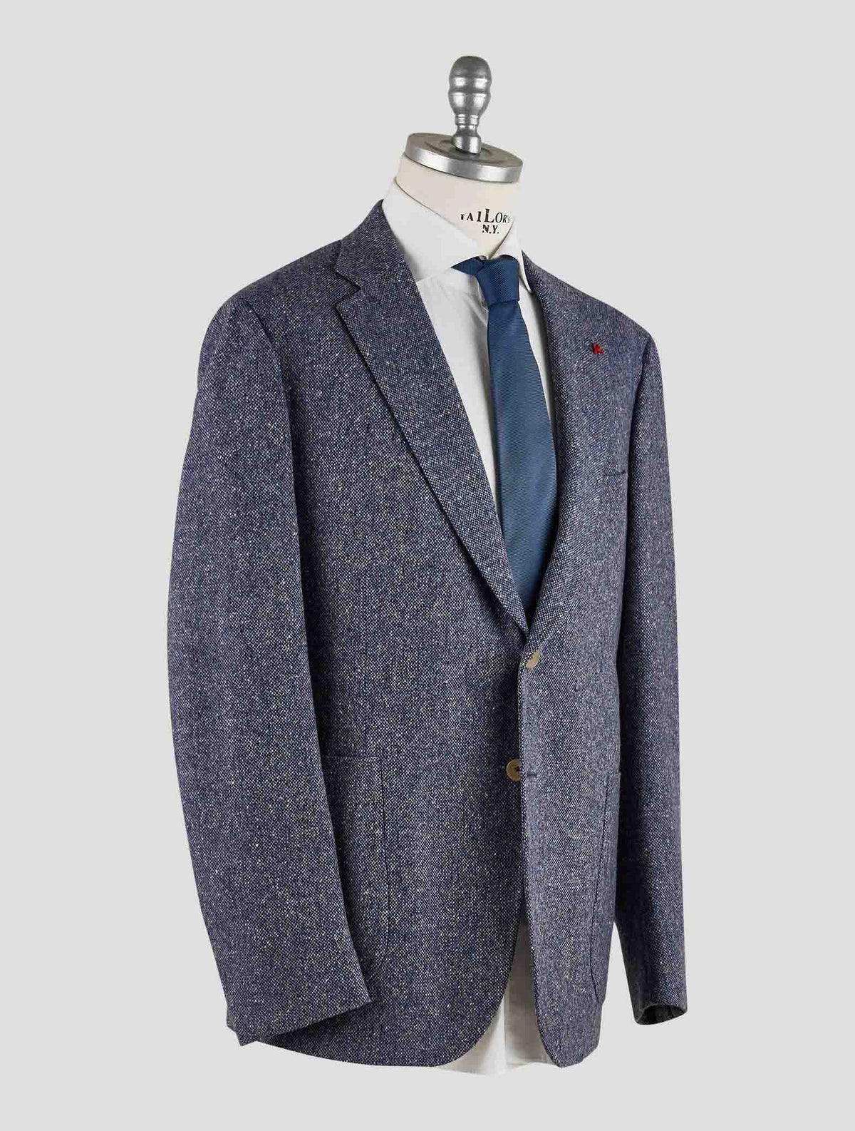 Isaia Blue Wool Blazer Mod. Capri