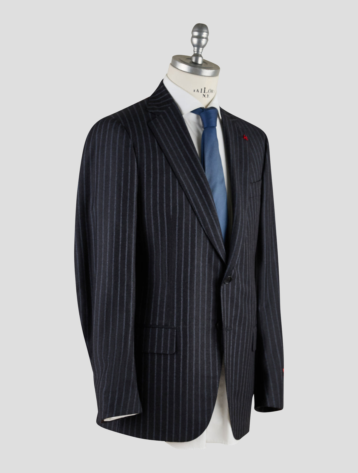 Isaia Dark Gray Wool Suit Mod. Capri
