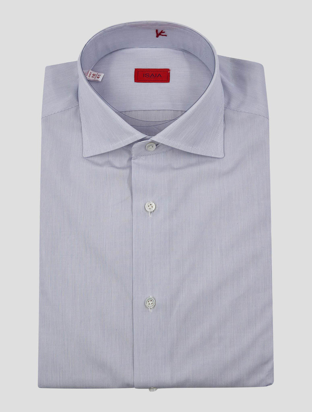 Isaia Light Blue Cotton Shirt