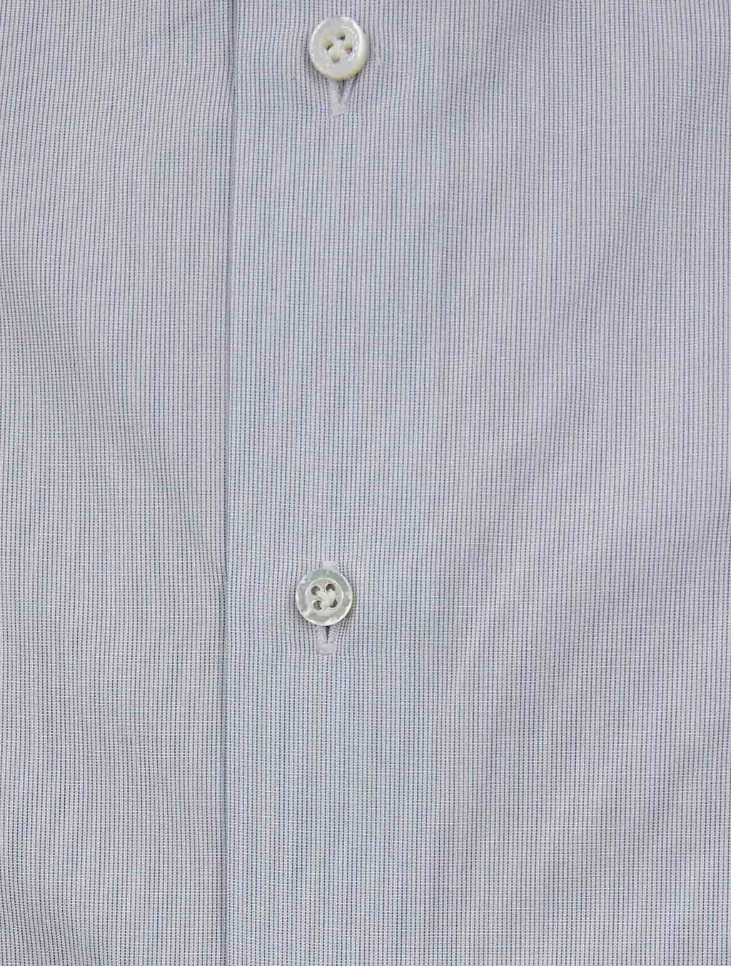 Isaia Light Blue Cotton Shirt