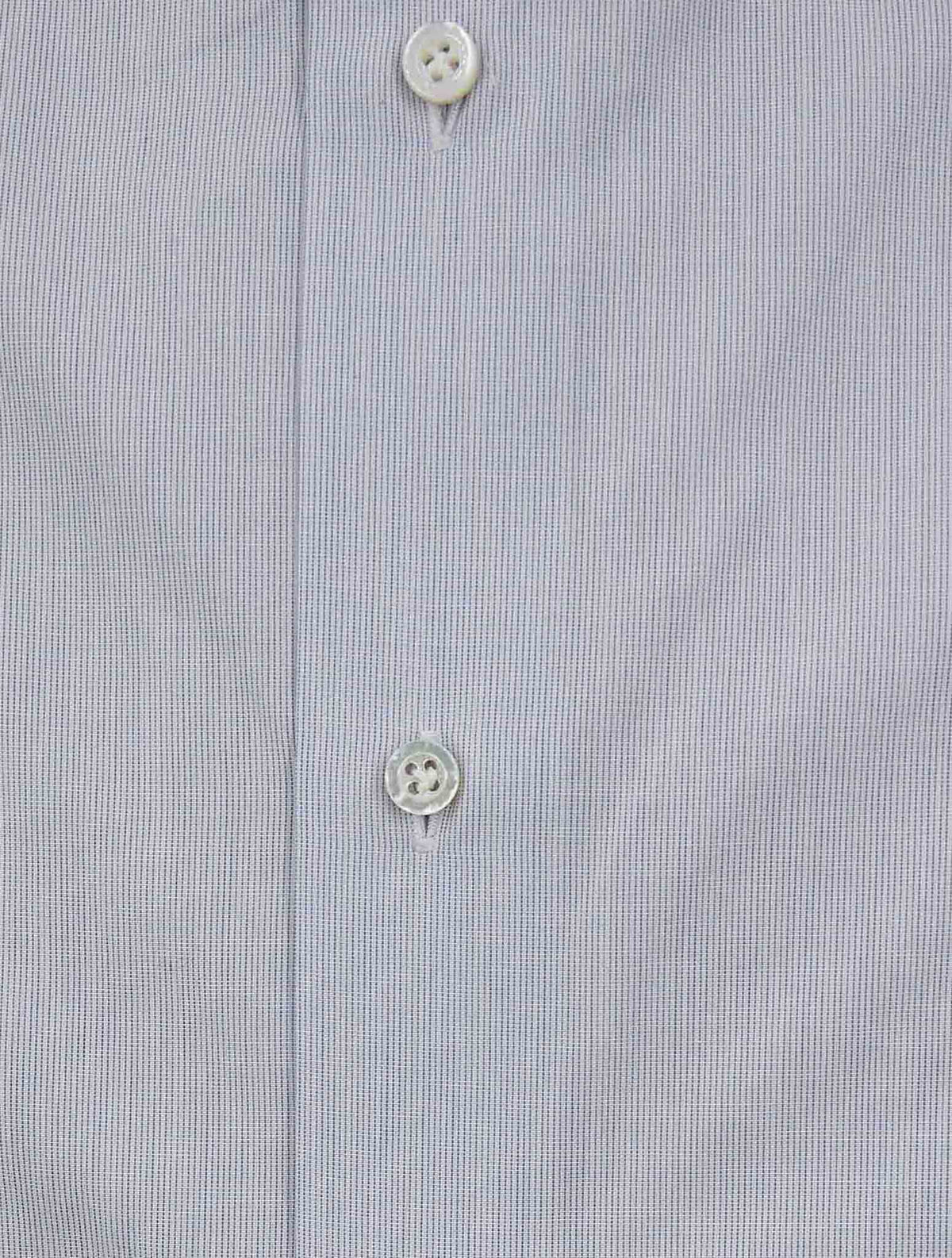 Isaia Light Blue Cotton Shirt