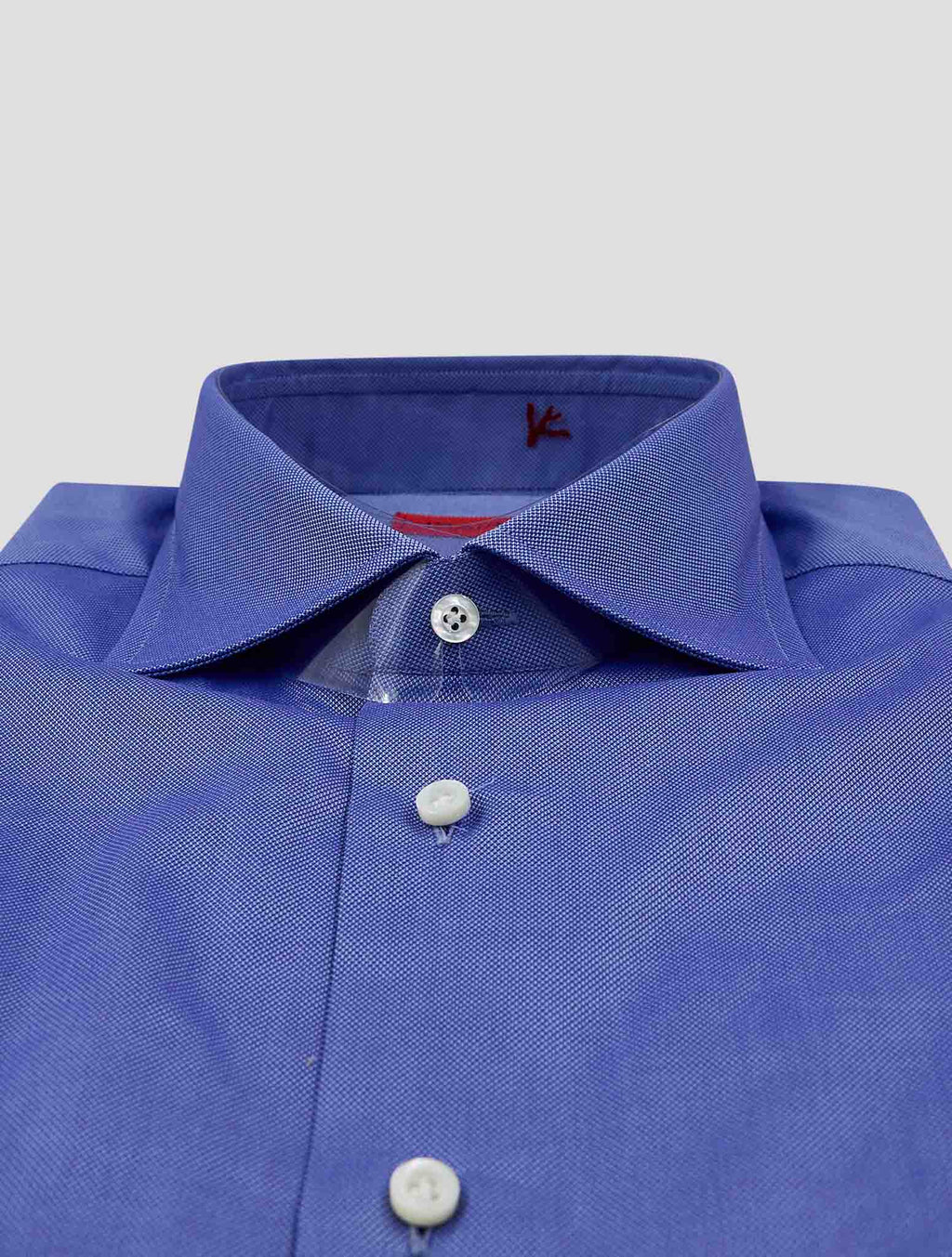 Isaia Blue Cotton Shirt