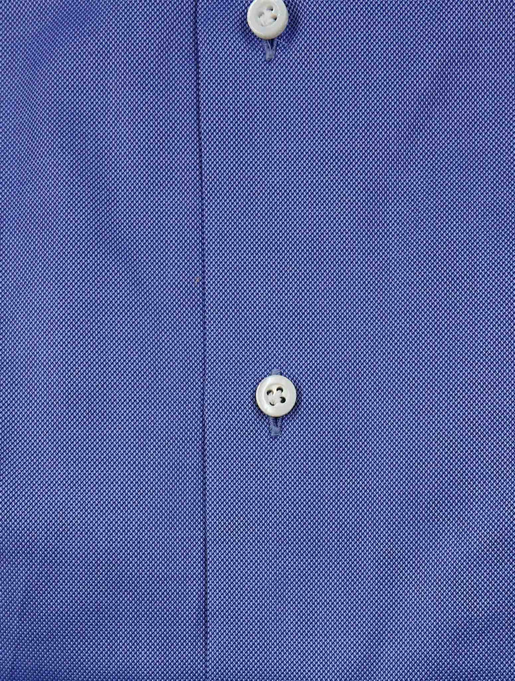 Isaia Blue Cotton Shirt