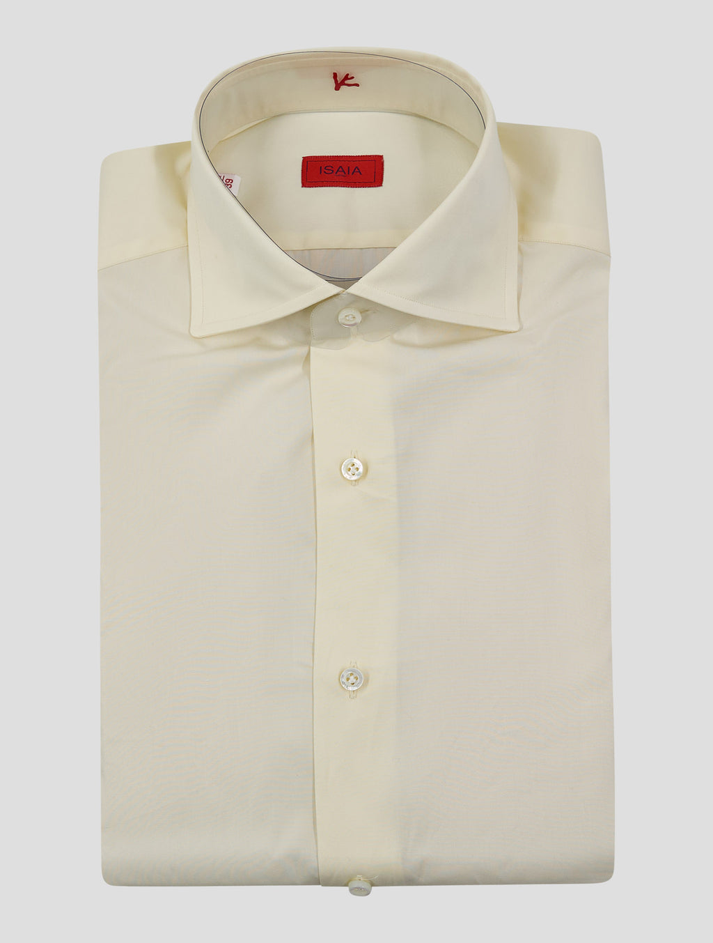 Isaia White Cotton Shirt