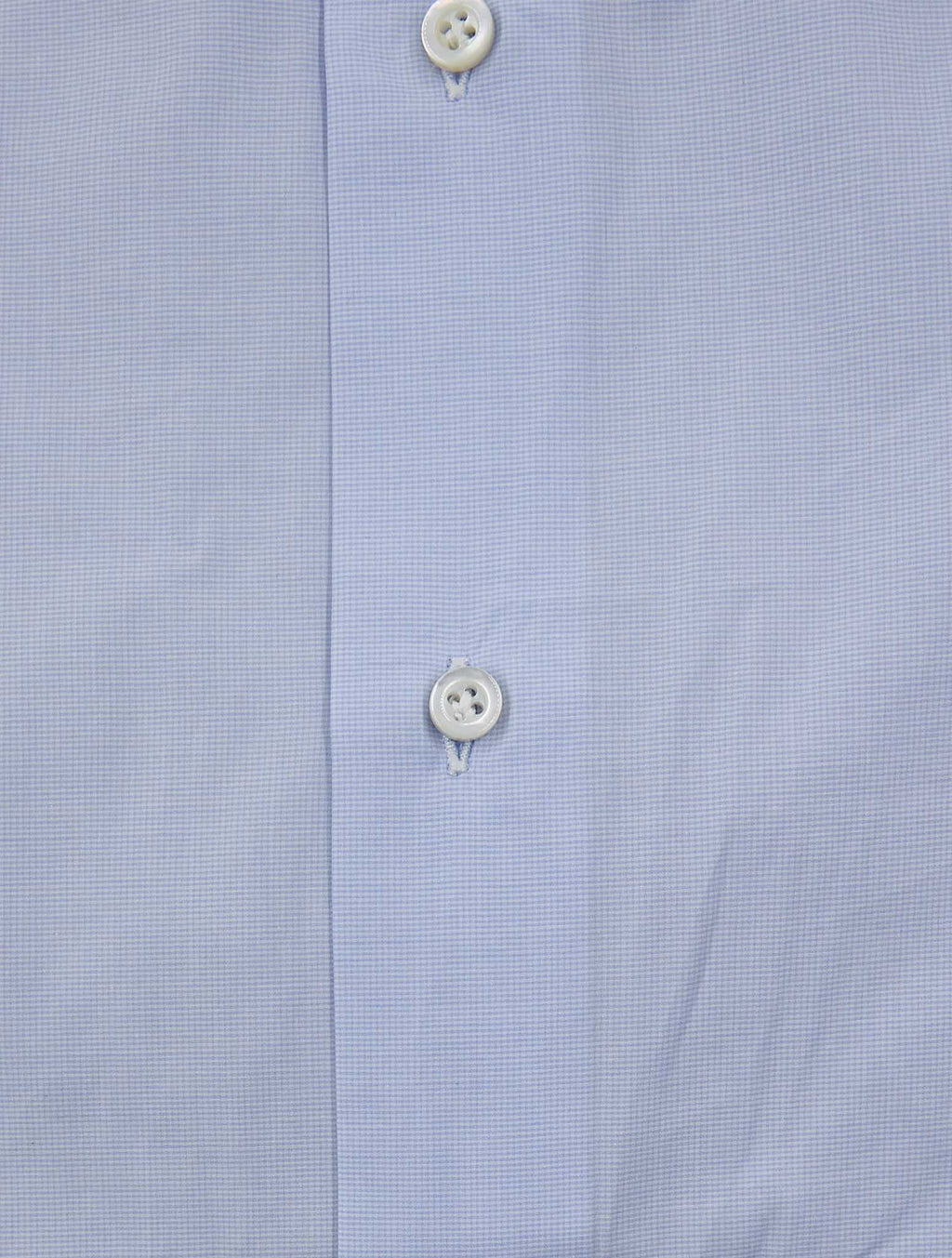 Isaia Light Blue Cotton Shirt