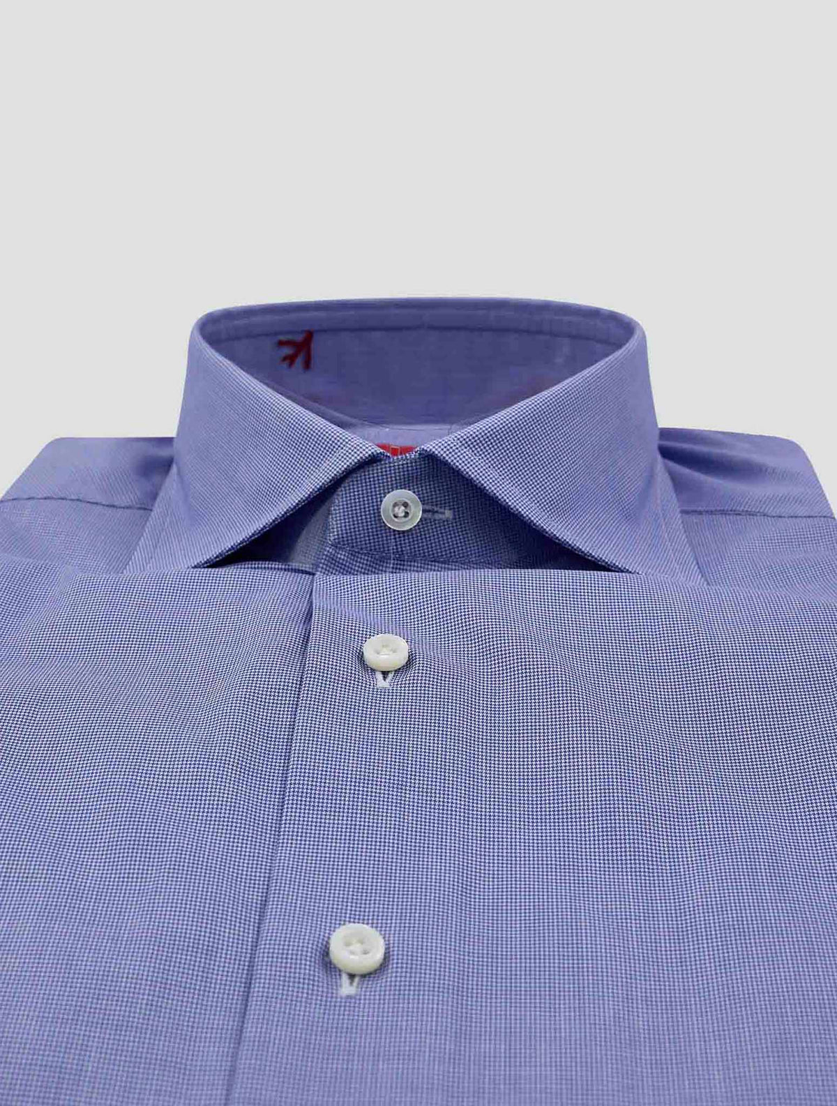 Isaia Blue Cotton Shirt