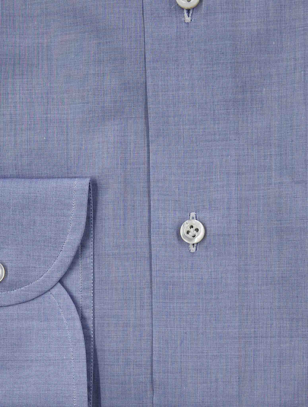 Isaia Blue Cotton Shirt