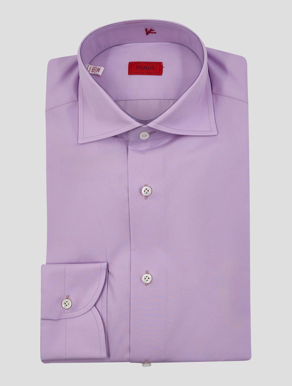 Isaia Pink Cotton Shirt