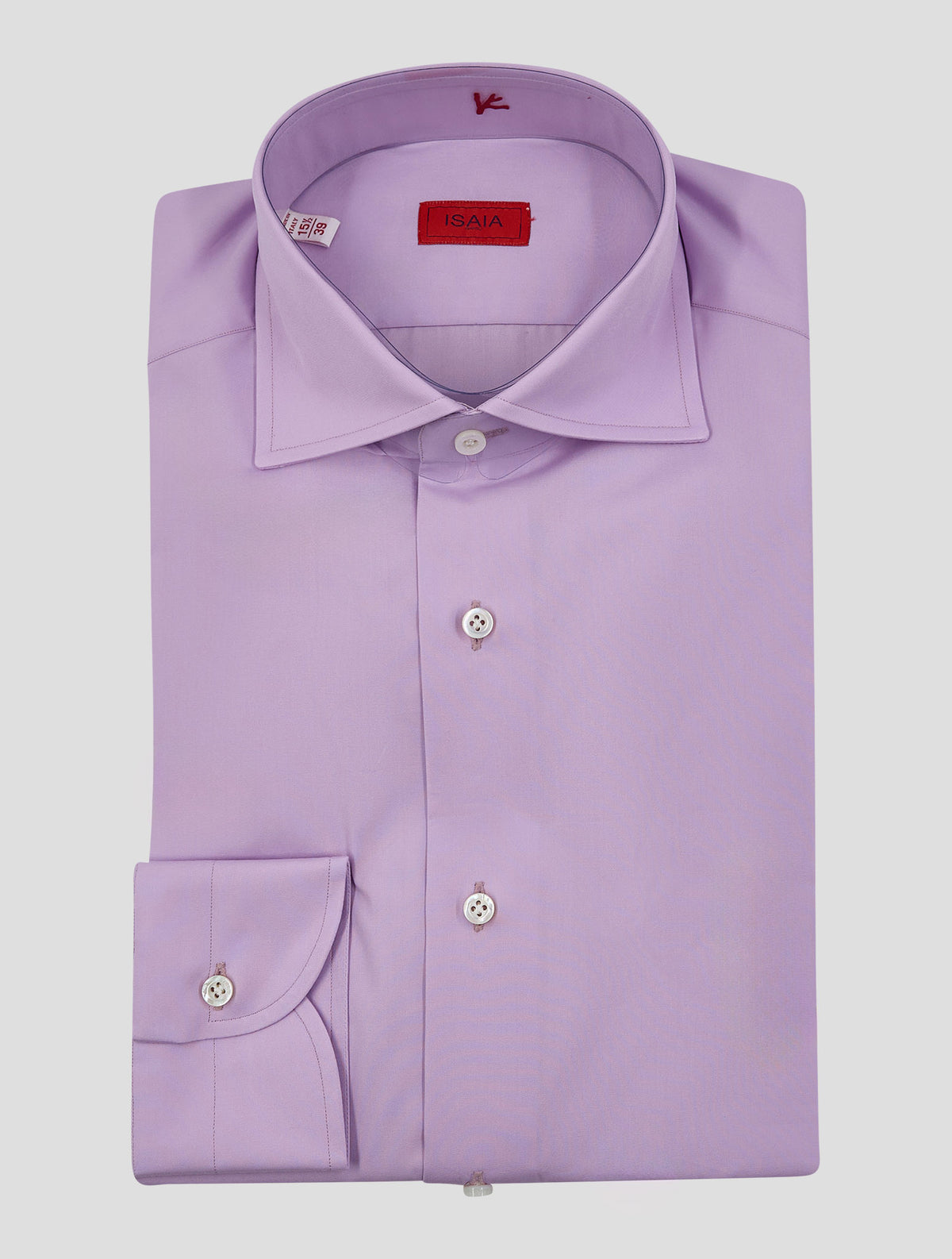 Isaia Pink Cotton Shirt