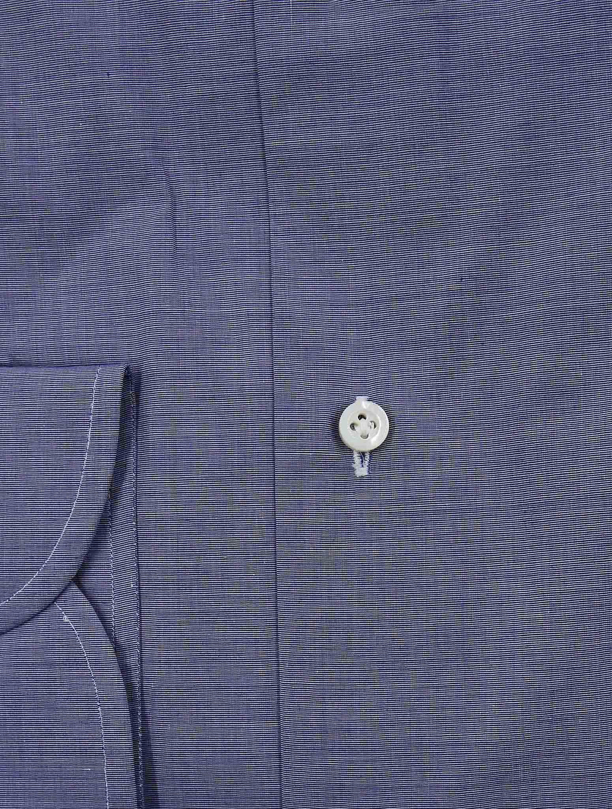 Isaia Blue Cotton Shirt