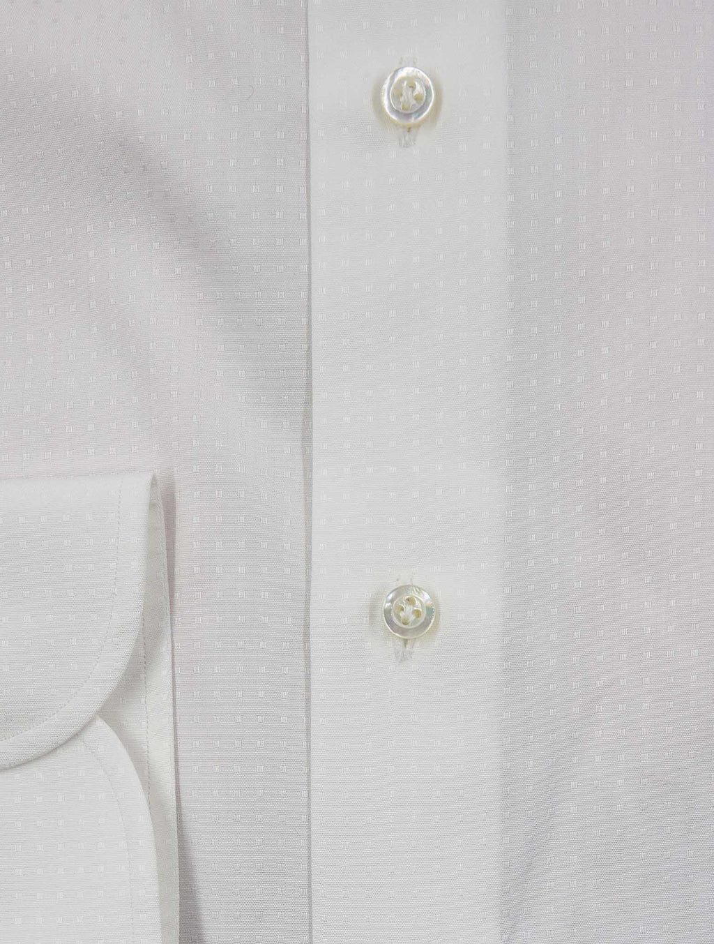 Isaia White Cotton Shirt