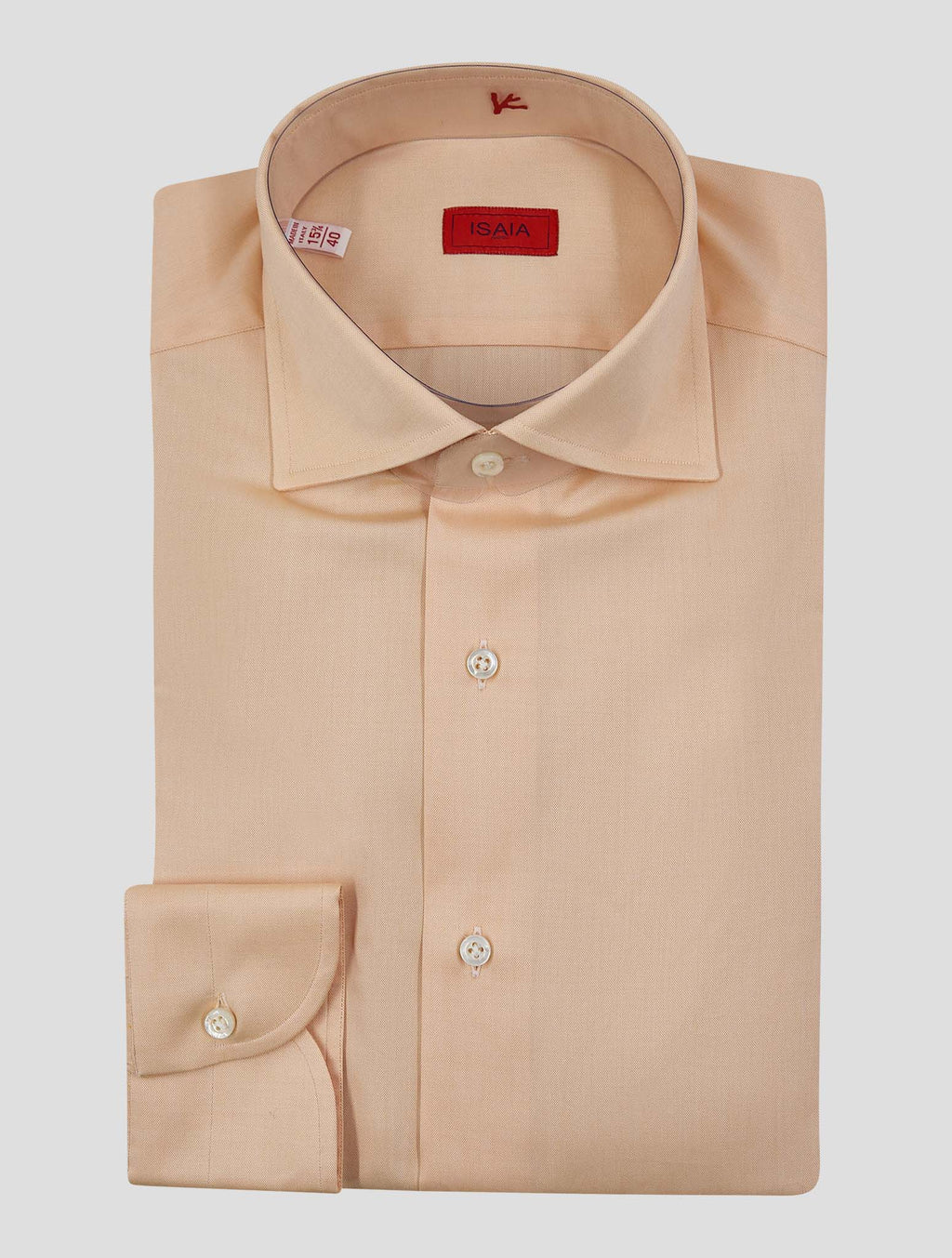 Isaia Pink Cotton Shirt