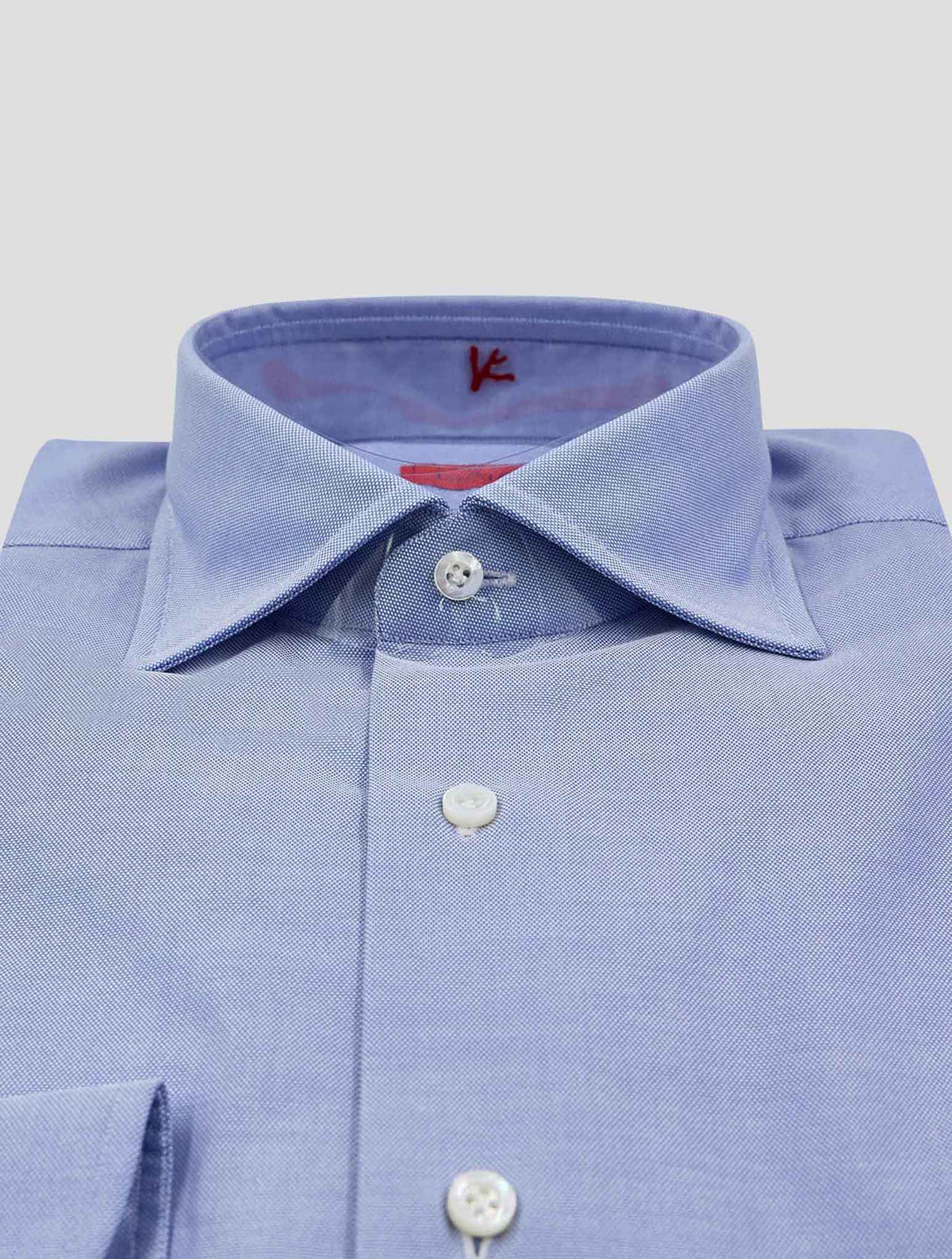 Isaia Light Blue Cotton Shirt