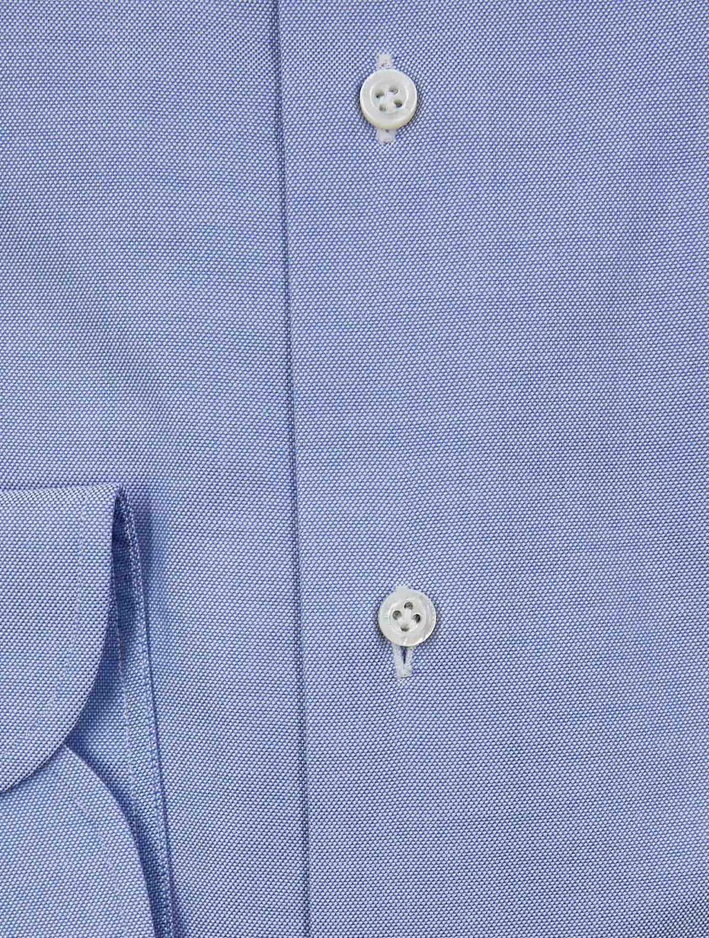 Isaia Light Blue Cotton Shirt