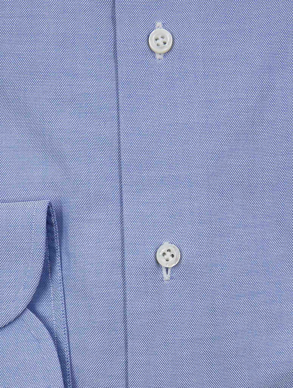Isaia Light Blue Cotton Shirt