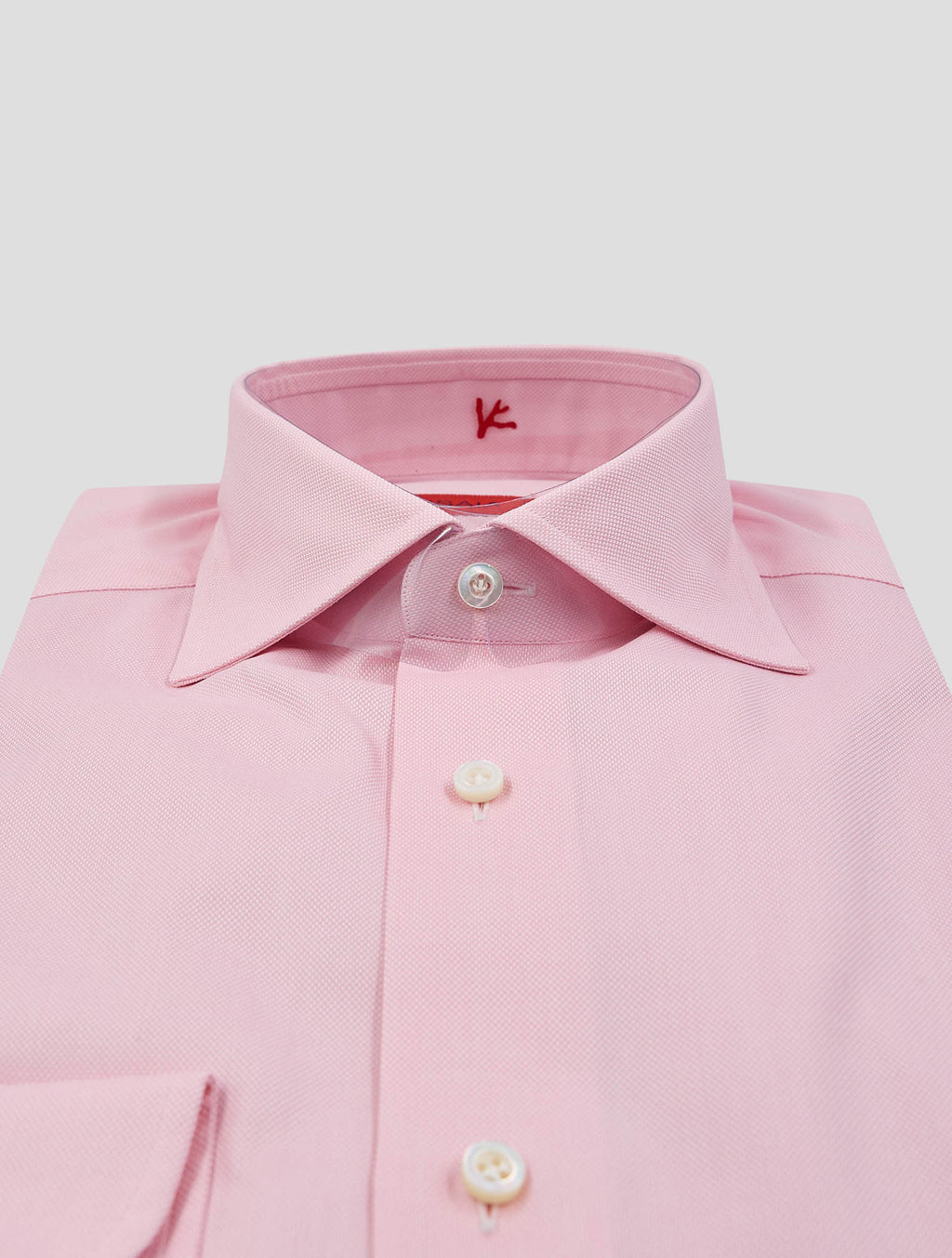 Isaia Pink Cotton Shirt