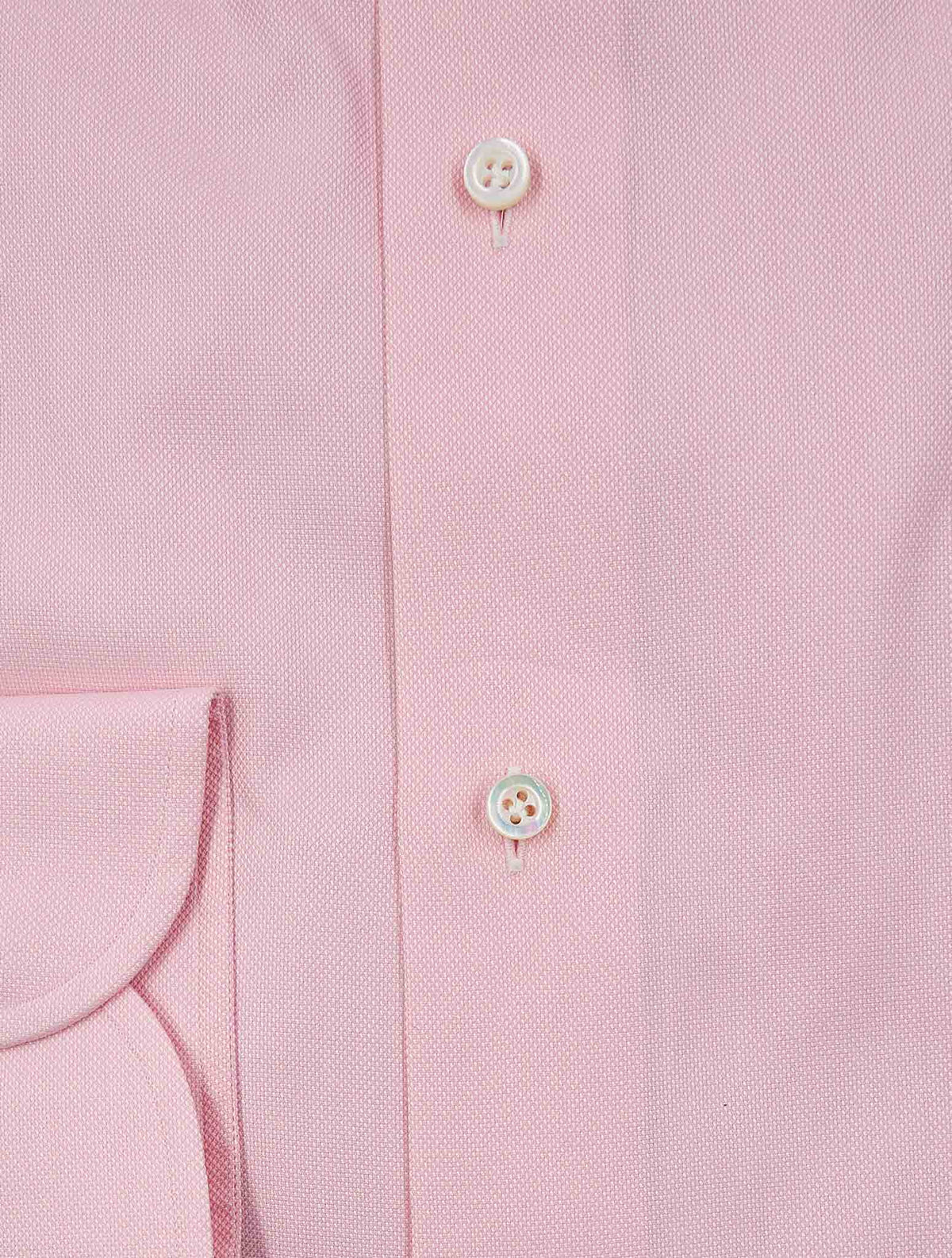 Isaia Pink Cotton Shirt