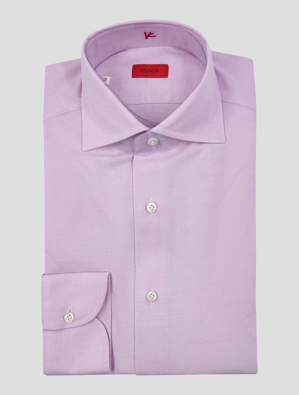 Isaia Lilac Cotton Shirt