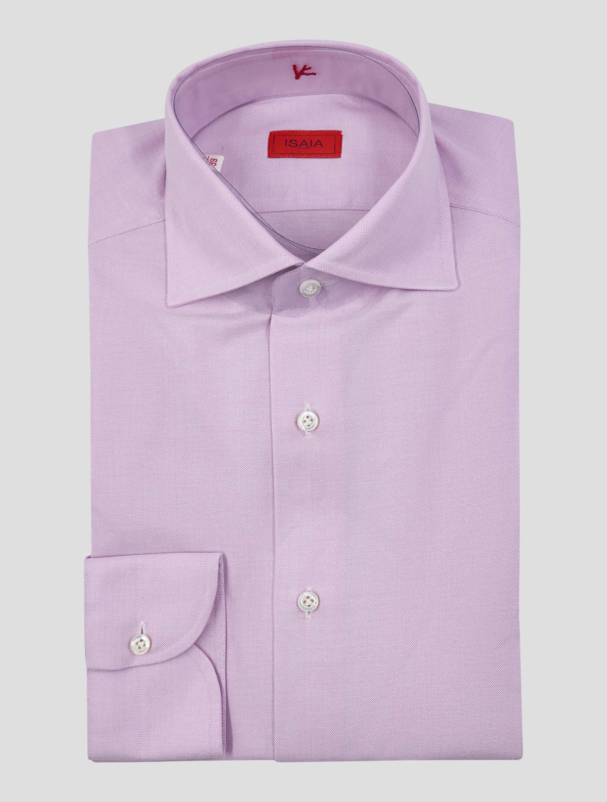Isaia Lilac Cotton Shirt