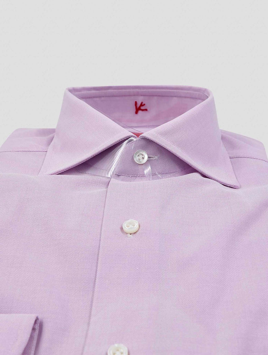 Isaia Lilac Cotton Shirt