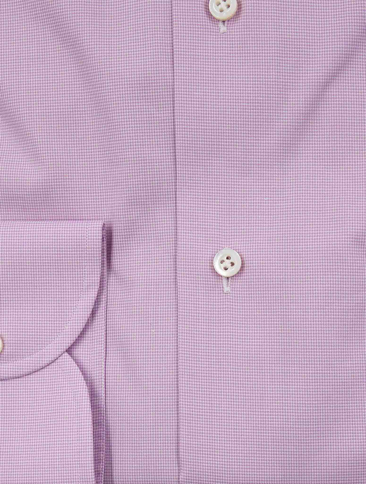 Isaia Pink White Cotton Shirt