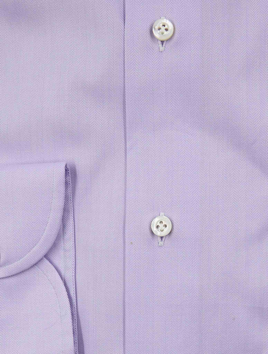 Isaia Violet Cotton Shirt
