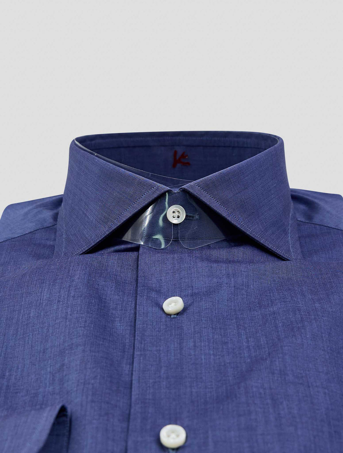 Isaia Blue Cotton Shirt