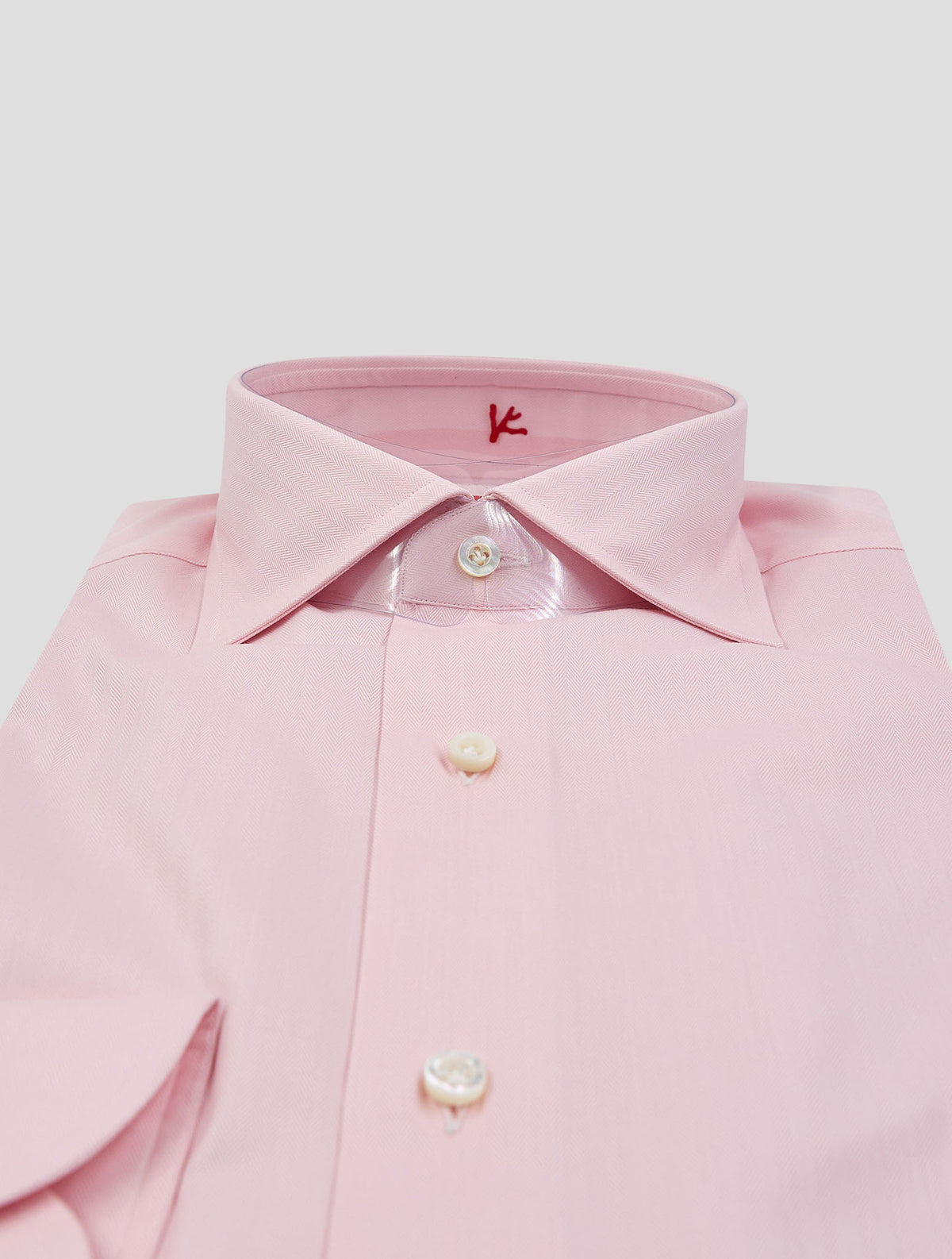 Isaia Pink Cotton Shirt