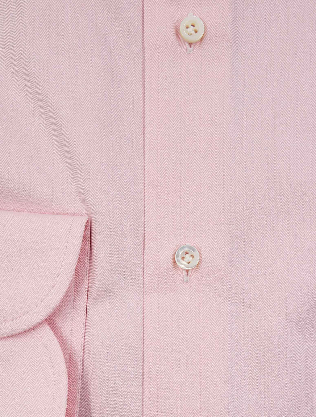 Isaia Pink Cotton Shirt