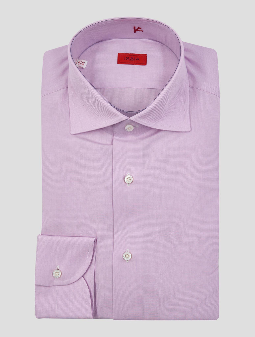 Isaia Pink Cotton Shirt