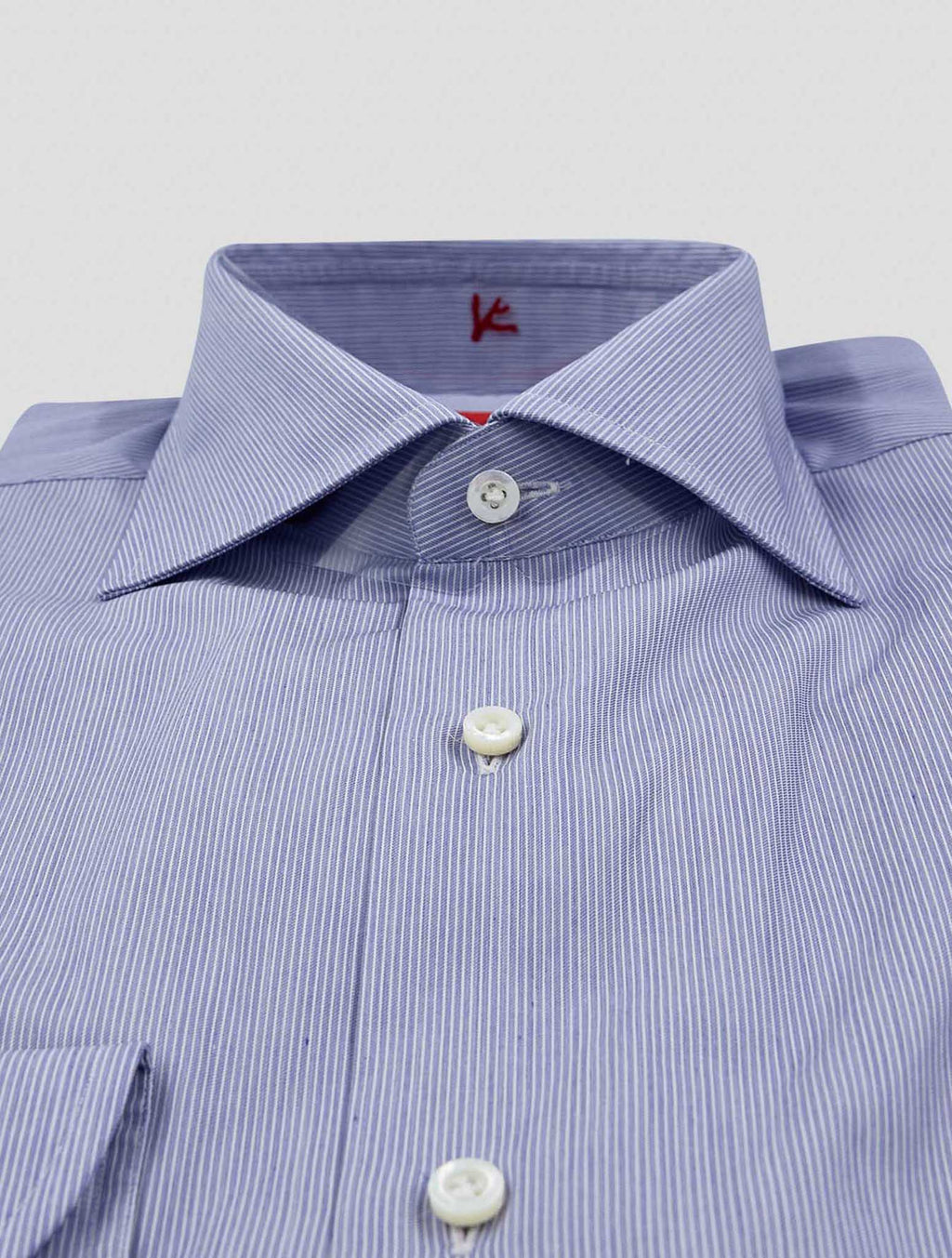 Isaia Blue Cotton Shirt