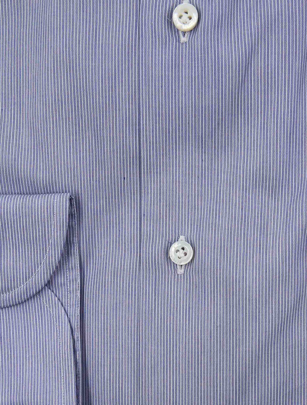 Isaia Blue Cotton Shirt