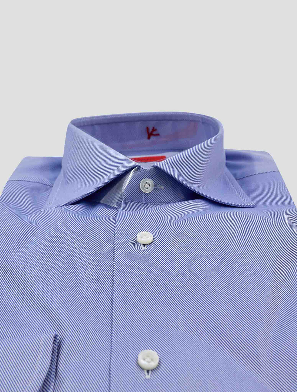 Isaia Blue Cotton Shirt