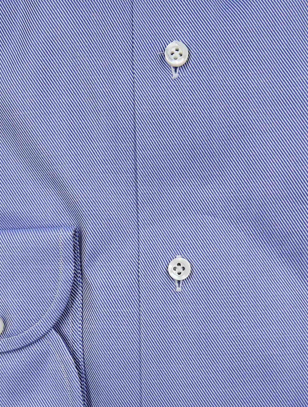 Isaia Blue Cotton Shirt