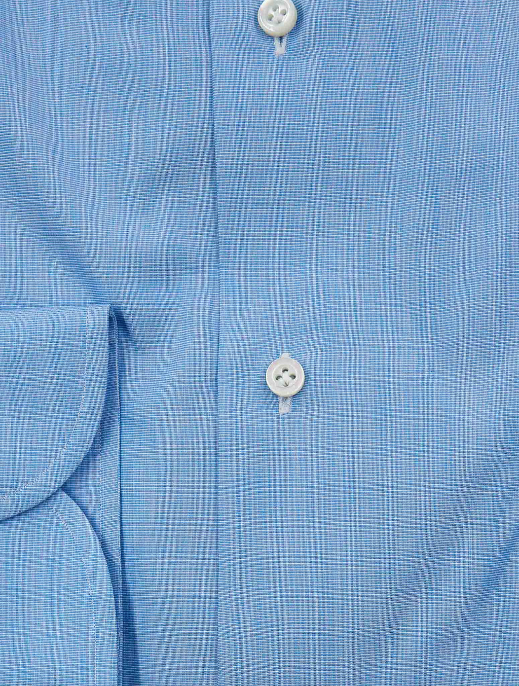 Isaia Light Blue Cotton Shirt