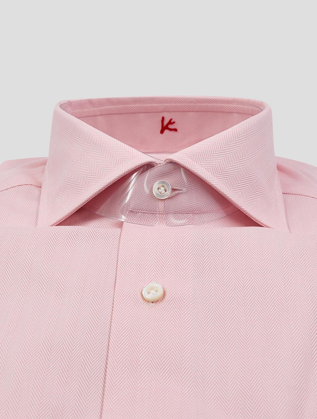 Isaia Pink Cotton Shirt