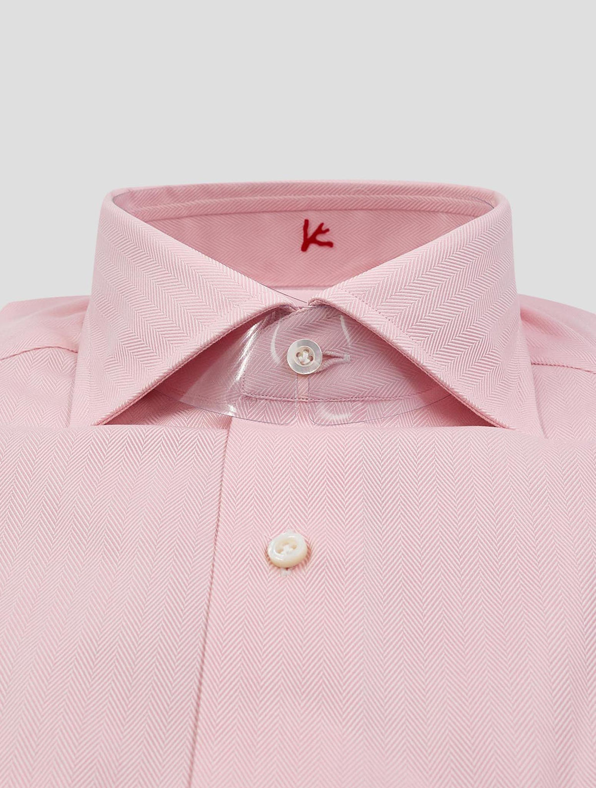 Isaia Pink Cotton Shirt