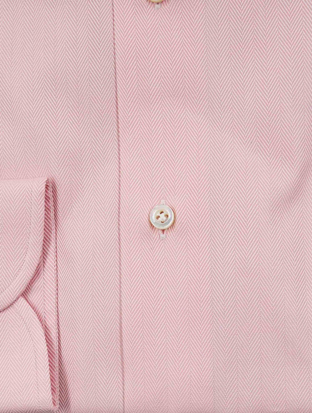 Isaia Pink Cotton Shirt
