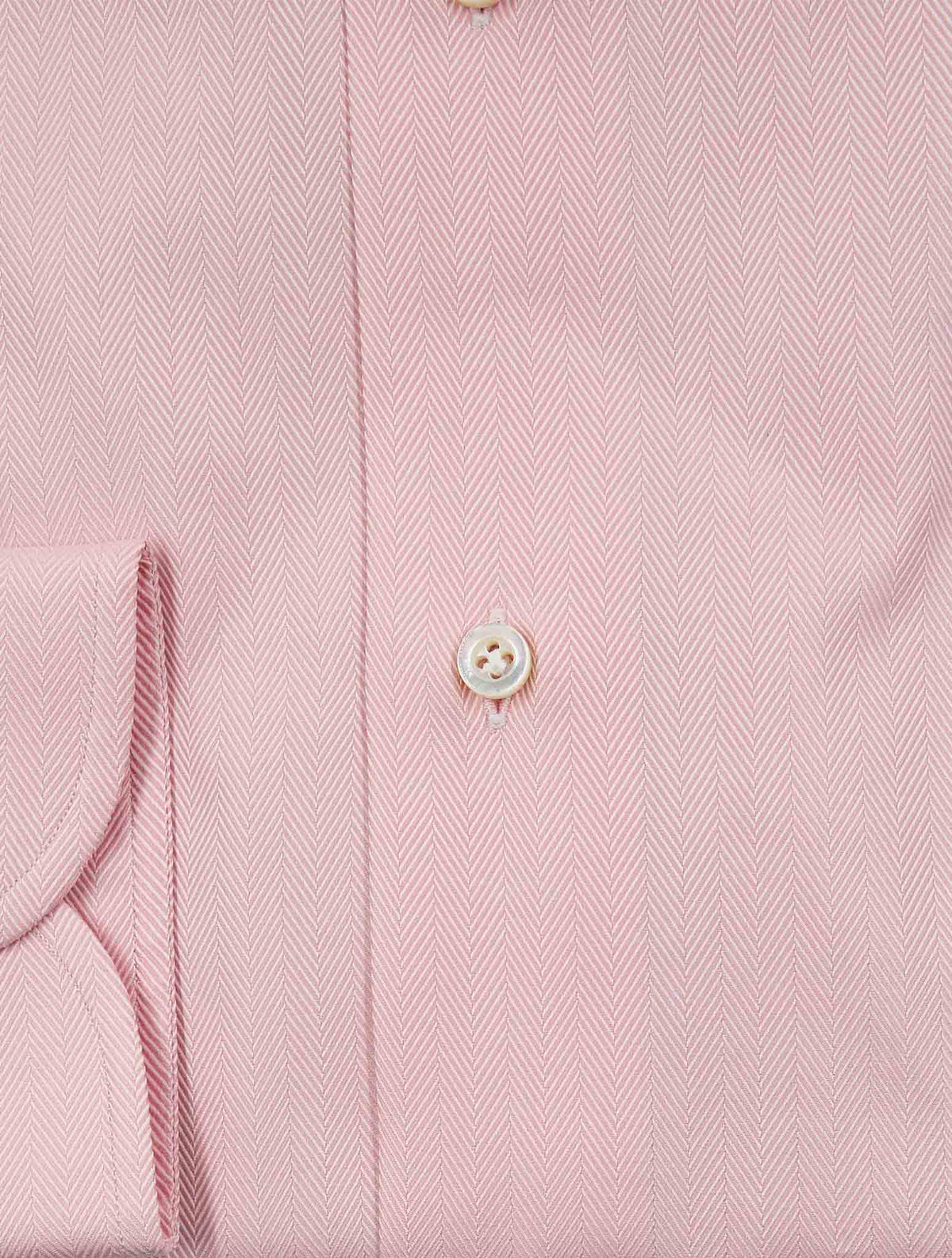 Isaia Pink Cotton Shirt
