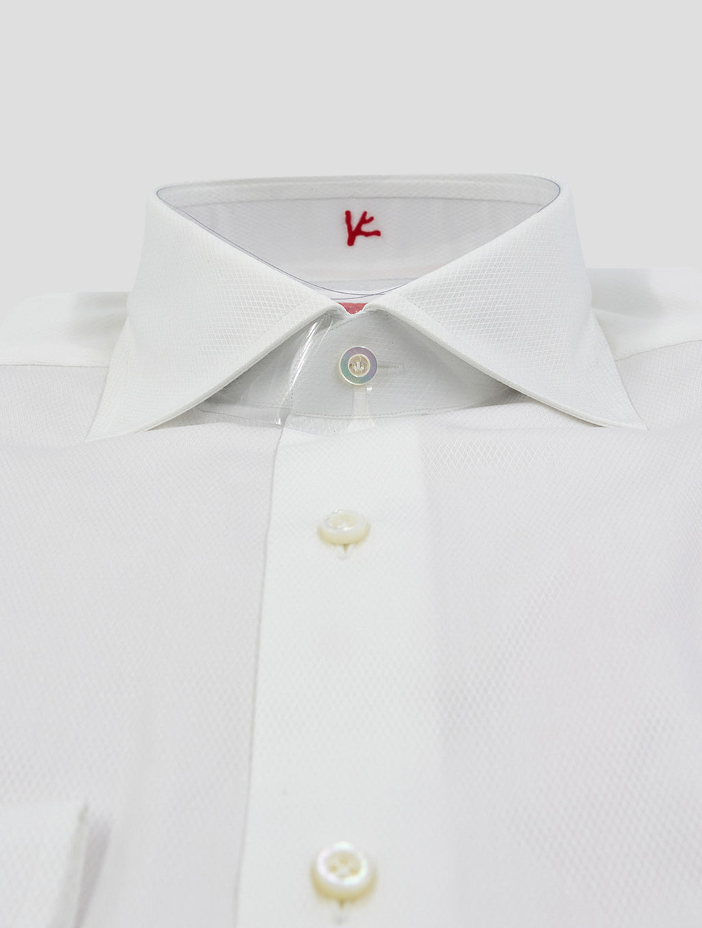 Isaia White Cotton Shirt