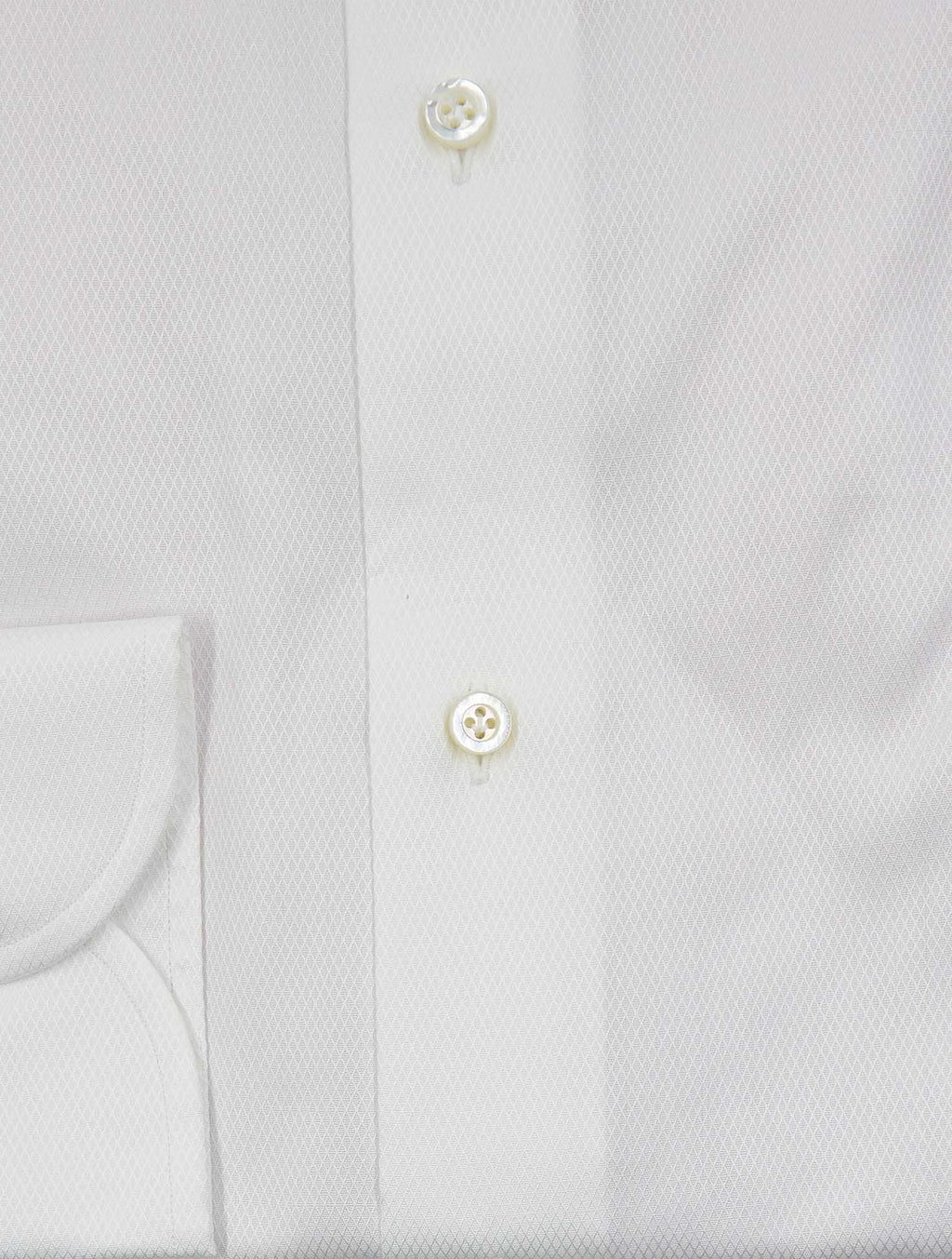 Isaia White Cotton Shirt