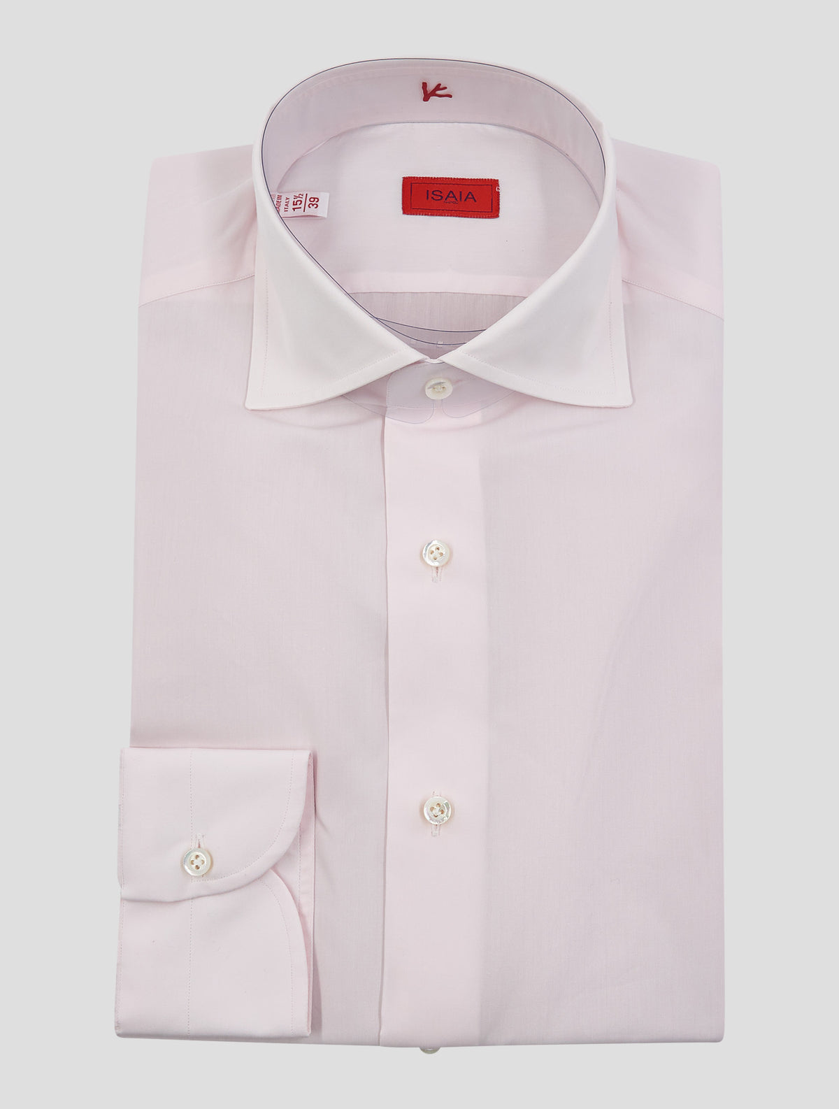 Isaia Pink Cotton Shirt