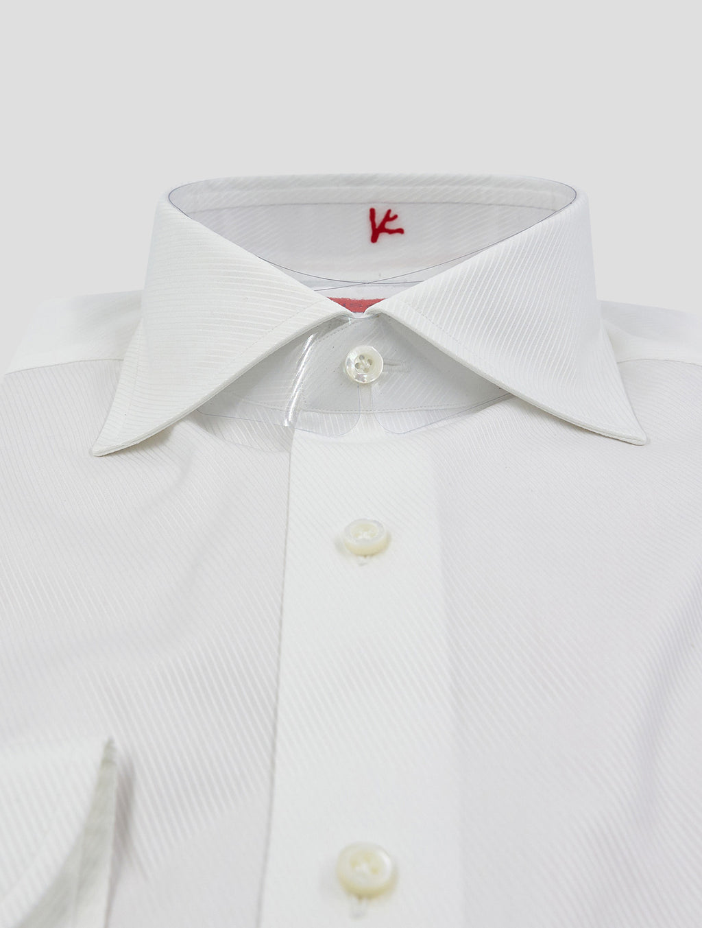 Isaia White Cotton Shirt