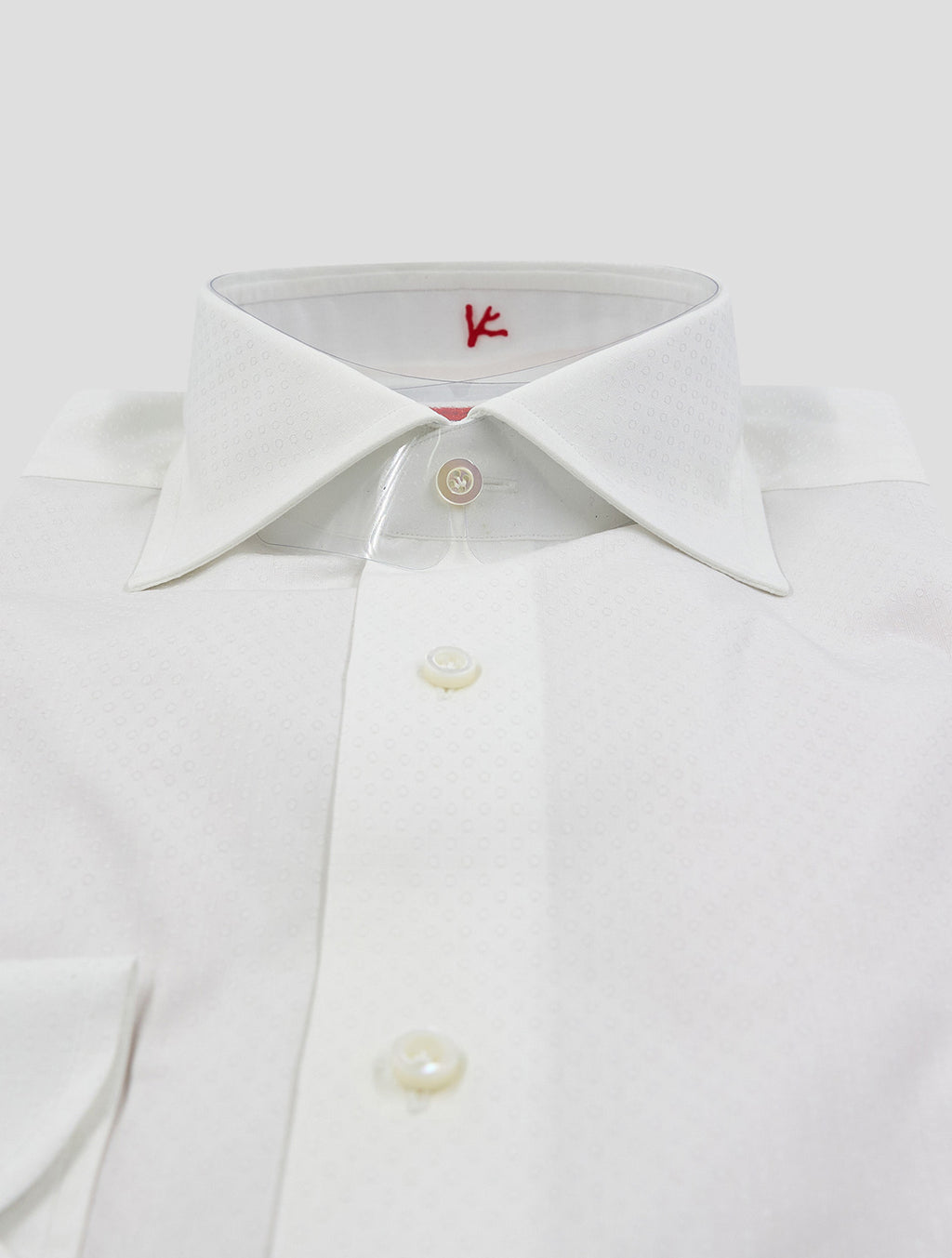 Isaia White Cotton Shirt